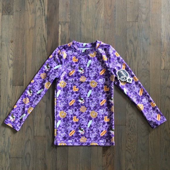 PiccoliNY Food Tie-Dye Rashguard T-Shirt - Picture 4 of 7